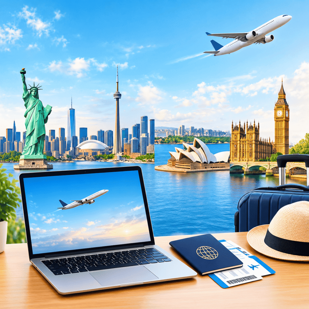 Booking an international flight